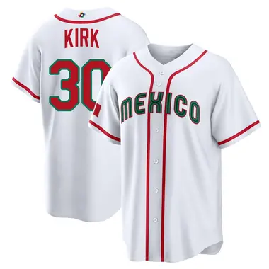 Mexico Baseball Men's Alejandro Kirk 2026 World Classic Home Stadium Jersey - Replica White