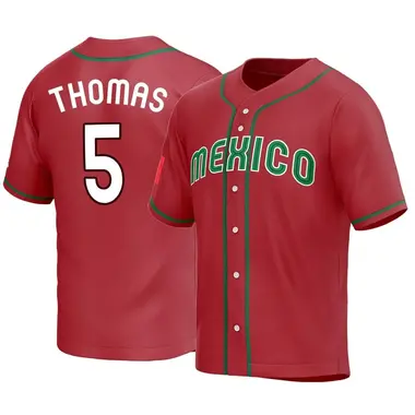 Mexico Baseball Youth Alek Thomas 2023 World Baseball Classic Jersey - Replica Red